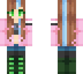 the girl with the streak- rce