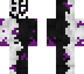 Black and White Demon | Minecraft Skin