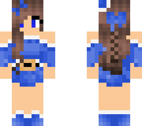 blue christmas dress girl