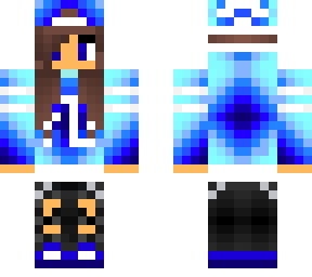 blue tomboy  with headphones