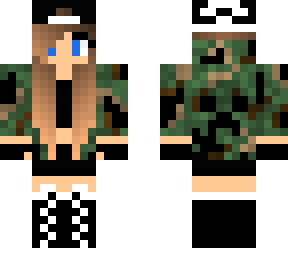 creeper army girl