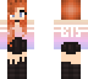 red-head bts girl