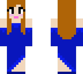 blue gown