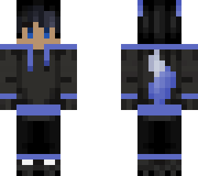 blue ice wolf boy