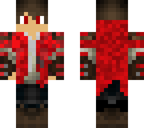 crimson trench coat