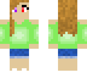 green shirt girl