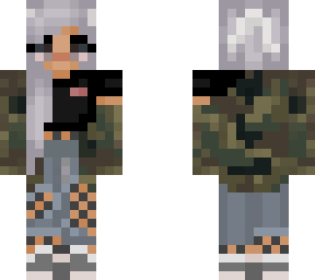 navy girl + derp face