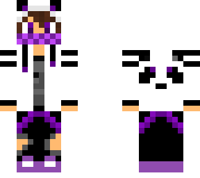 panda boy purple