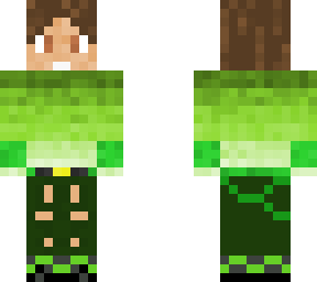 real me in green knitted shirt