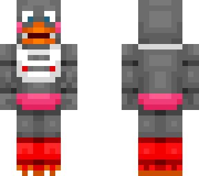 silver toy chica