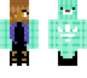 teal bear hoodie