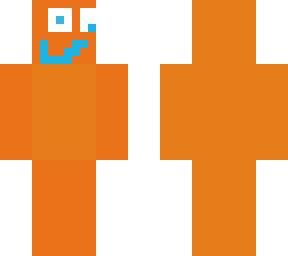 weird orange lava monster