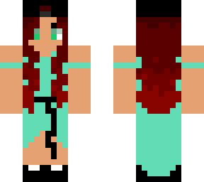 aqua sundress girl