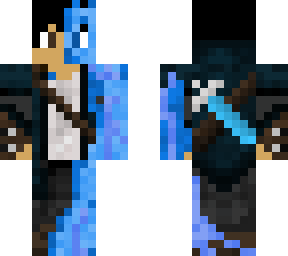 assassin with blue energy