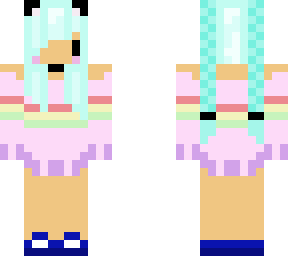 blue chibi with braids