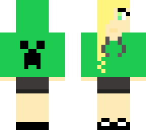 Creeper girl  Minecraft Skins