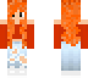 orange hair tumblr girl