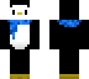 penguin with scarf