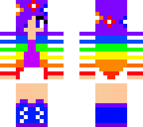 powered rainbow girl