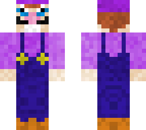 waluigi with underwear
