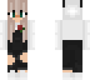 white rose hoodie girl