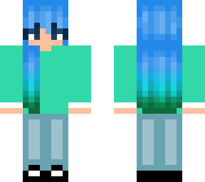 cyan sweater