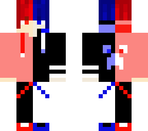 red and blue boy