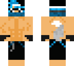 wolf boy in bathing suit
