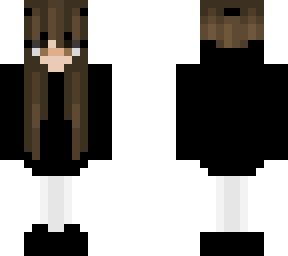 girl skin ---with hoodie