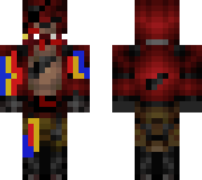 nightmare witherd foxy with blood