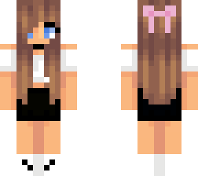 pink bow girl