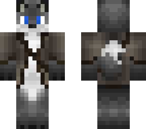 silver foxo in jacket another edit