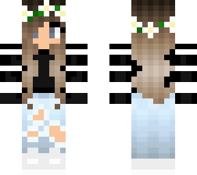 white flower girl