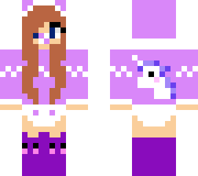 cute baby unicorn purple