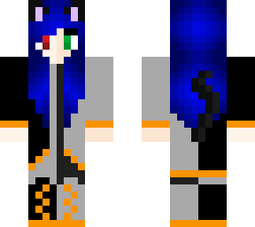 good/evil cat girl