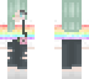 lgbtq girl!!  short hair overalls