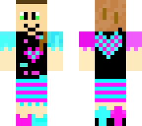 pink and blue dj