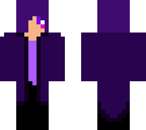 purple boy in robe