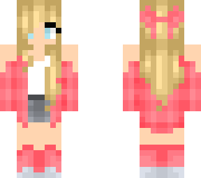blonde and pink