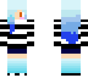 blue hair lass