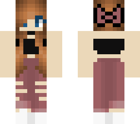 cute crop top with brown hair x3