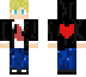 dude in a heart jacket