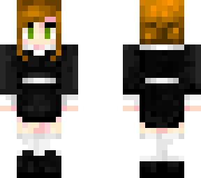 elegant girl with black dress