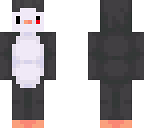 penguin with red eye