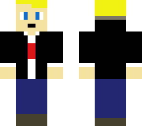 blonde boy black jacket