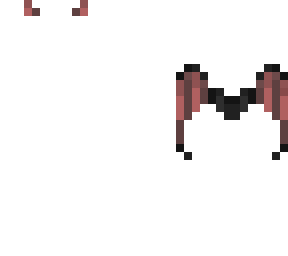 demonic wings and pointed horns base