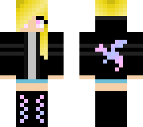 dragon hoodie blonde girl