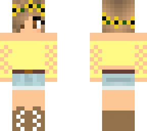 edited sunflower girl