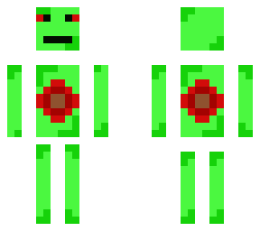 emerald golem with wound