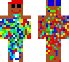 ginnger bread man with iceeing tornado